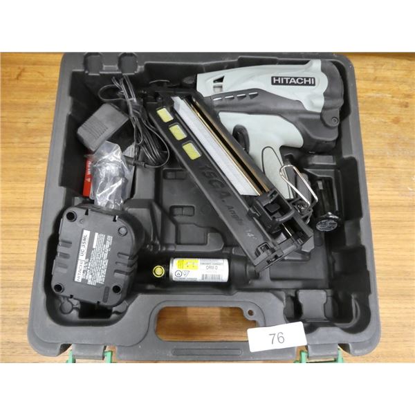 Hitachi 2 1/2" gas finish nailer