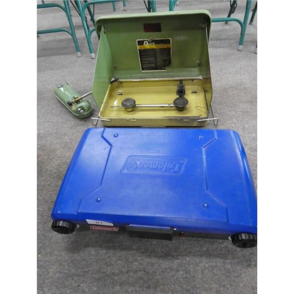 Coleman propane camp stoves