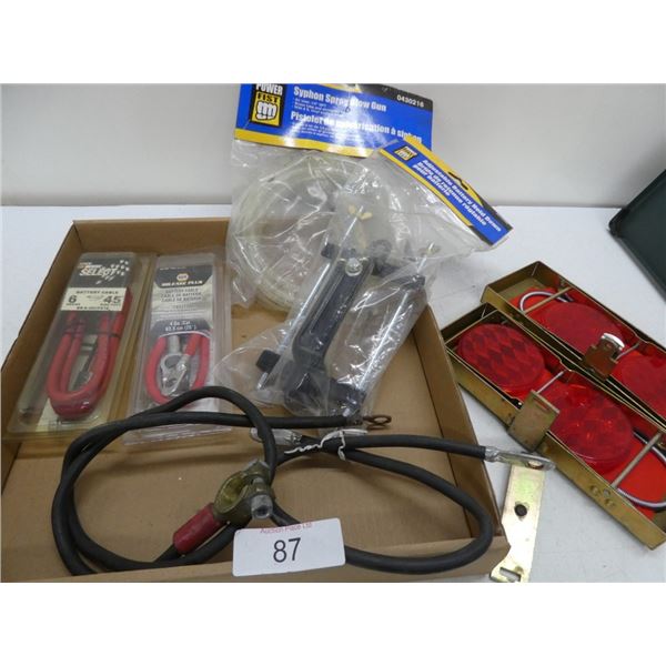 reflectors, syphon spray blow gun,