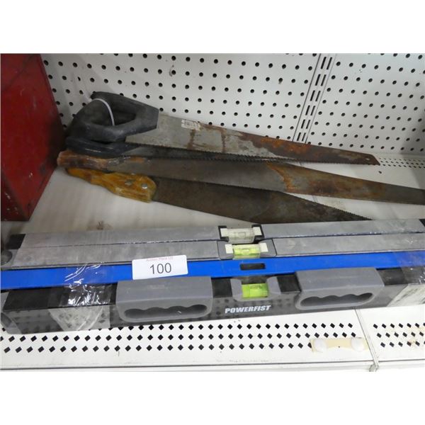 levels & saws