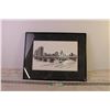 Image 1 : Framed Broadway Bridge Sketch Saskatoon Artist Ron McMurray (18x14)