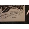 Image 3 : Framed Broadway Bridge Sketch Saskatoon Artist Ron McMurray (18x14)