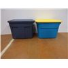 Image 2 : *(2) Plastic Totes
