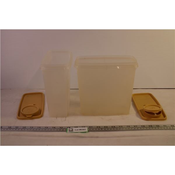 (2) Tupperware Containers - Bodnarus Auctioneering