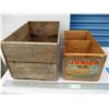 Image 1 : (2) Vintage wooden crates