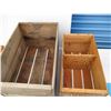 Image 2 : (2) Vintage wooden crates