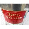 Image 2 : Burns Pure Lard 50 lb pail