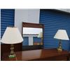 Image 9 : **3-piece bedroom set with 2 lamps (72" long, 6-drawers)
