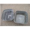 Image 2 : **(2) Galvanized tubs