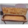 Image 4 : **Wooden piano bench - 37x111 - 21" tall