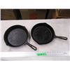 Image 2 : (2) Cast iron pans