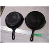 Image 3 : (2) Cast iron pans
