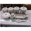 Image 1 : *Canister set - misc salt & pepper shakers (10 total)
