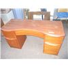 Image 1 : **5-drawer dresser with mirror - some damage to mirror