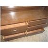 Image 4 : **3-piece bedroom set - Dresser with mirror, headboard 48x16, side dresser