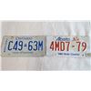 Image 4 : License Plates - Alberta, Ontario, Saskatchewan