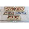 Image 1 : (5) License Plates - Saskatchewan, Ontario, Alberta