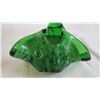 Image 3 : Green Glass Decanter - Green Glass Blown Basket