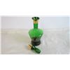 Image 4 : Green Glass Decanter - Green Glass Blown Basket