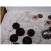 Image 2 : Large Lot of Vintage Glass Furniture Coasters