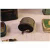 Image 6 : (4) Vintage Tins + Misc