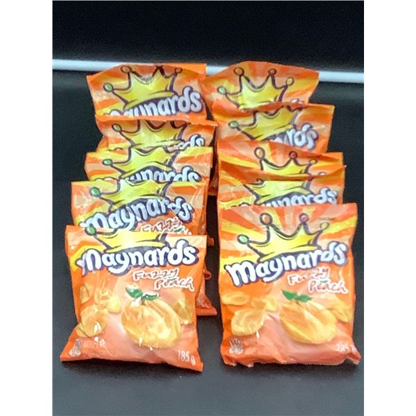 Maynards Fuzzy Peaches Gummy Candy (10 x 185g)