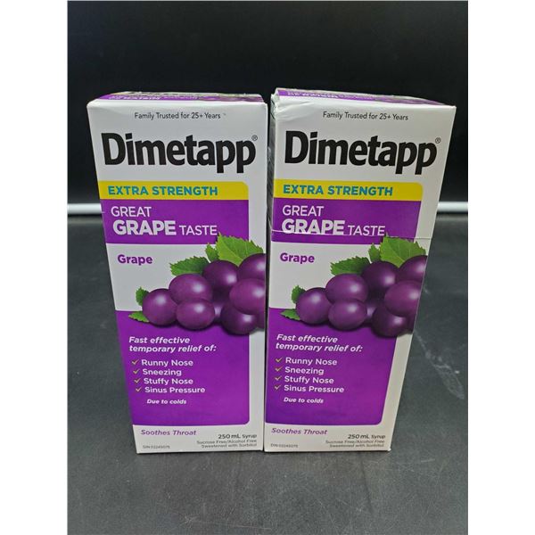 Dimetapp Extra Strength Grape Flavour (2 x 250ml)