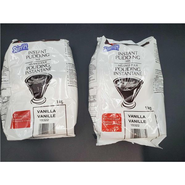 Shirriff Instant Pudding Mix-Vanilla (2 x 1kg)