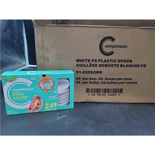 Compliments Plastic Spoons (24 x 24)