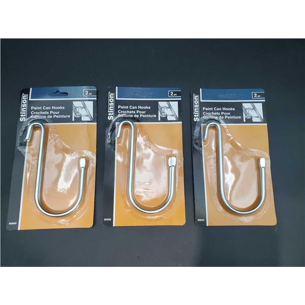 Stinson Pain Can Hooks (3 x 2)