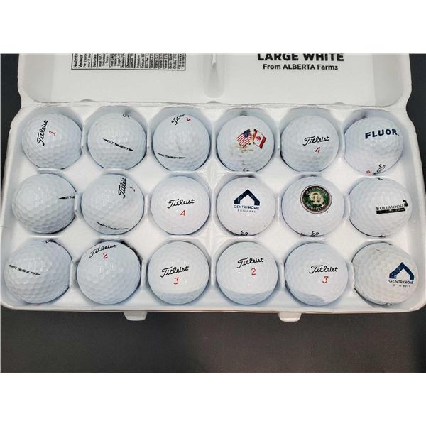 Lot of Titleist Golf Balls (18ct)