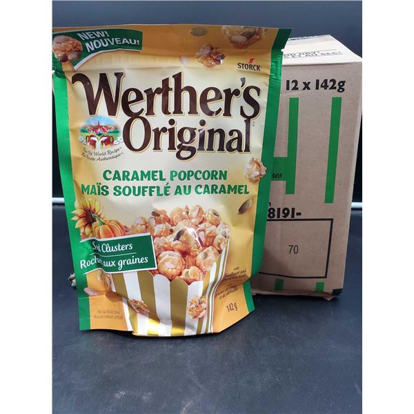 Werthers Original Caramel Popcorn (12 x 142g)