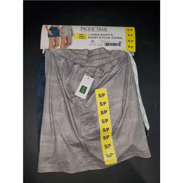 Pacific Trail ladies Sports Shorts (s) 2pk