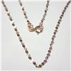 Image 3 : 18K Rose Gold 0.78G 16" Necklace (~Size )(Ring is resizable for $40) (~length MUSTinches), Suggested