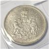 Image 2 : Silver Canadian 1964 50Cent Coin (~Size )(Ring is resizable for $40) (~length inches) (~weight 11.5g