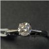 Image 1 : 14K White Gold Diamond (0.52Ct,I2,H) Ring (~Size 7)(Ring is resizable for $40) (~length inches) (~we