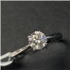 Image 2 : 14K White Gold Diamond (0.52Ct,I2,H) Ring (~Size 7)(Ring is resizable for $40) (~length inches) (~we