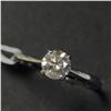 Image 3 : 14K White Gold Diamond (0.52Ct,I2,H) Ring (~Size 7)(Ring is resizable for $40) (~length inches) (~we