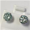 Image 3 : 10K White Gold Moissanite(1.5ct) Earrings (~Size )(Ring is resizable for $40) (~length inches) (~wei