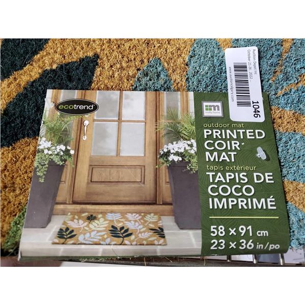 Ecotrend Outdoor Coir Printed Mat 23x36"