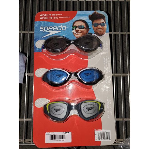 Speedo Adult Swim Goggle Set of 3