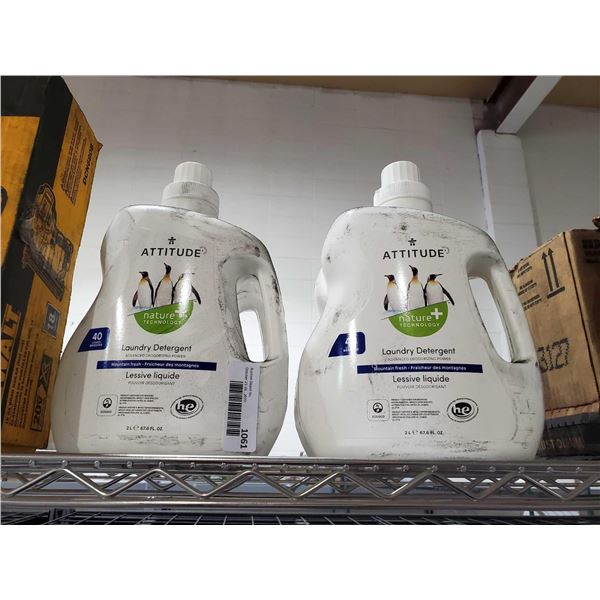 Attitude Nature+ Laundry Detergent - 2X2L
