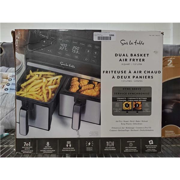 Sur La Table 8Qt Dual Basket Air Fryer