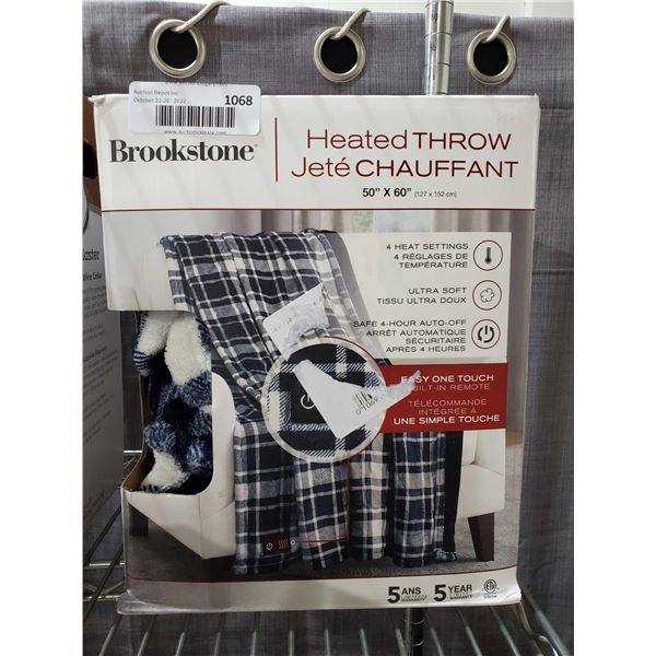 Brookstone Heated Throw 50x60"
