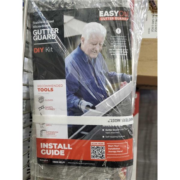 Easy On Gutter Guard DIY Set - Stainless Steel