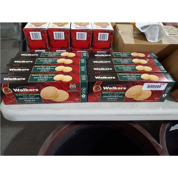 Walkers Gluten Free Shortbread Cookies - 8x140g