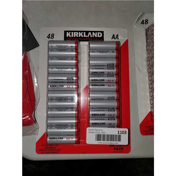 48 Count Kirkland AA Batteries