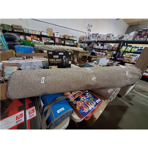 Brooklyn Gray Plush Area Rug 5x7'