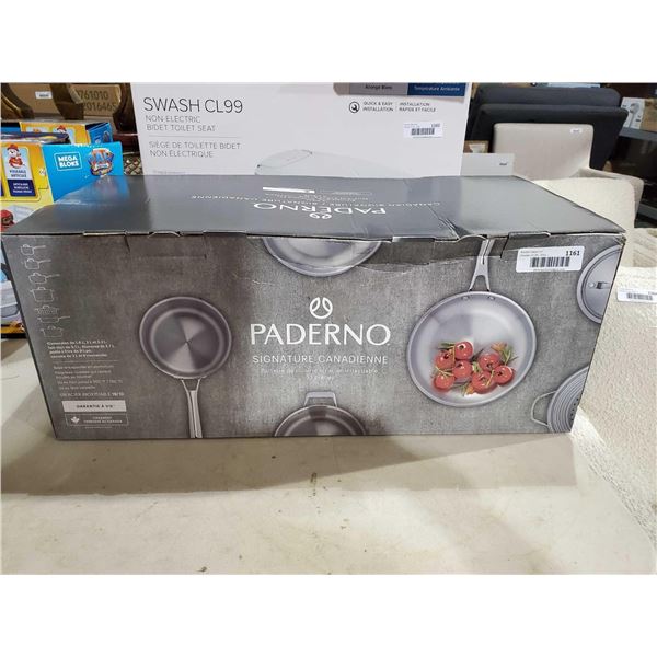 Paderno Canadian Signature 13 Piece Stainless steel Cookware Set NEW