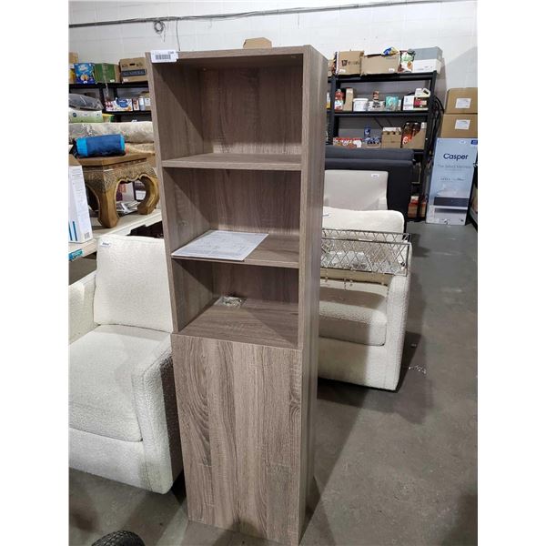 Luxo Linen Cabinet with 2 Shelves & 1 Cabinet - NEW